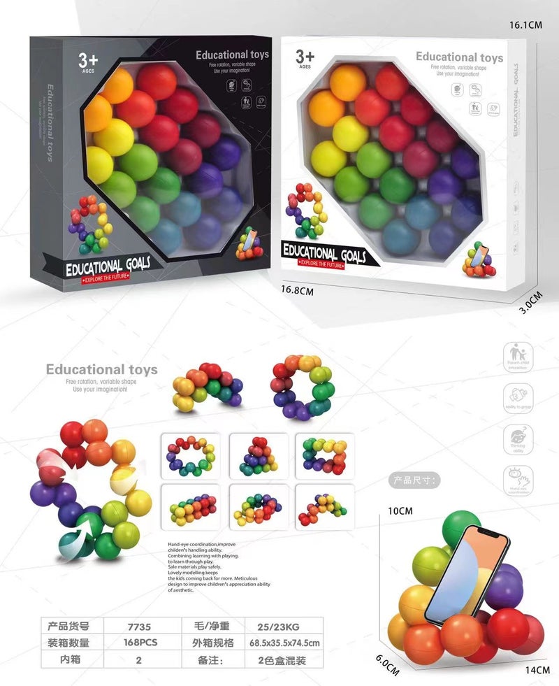 'S New Versatile Decompression Ball Puzzle Rubik'S Cube Ball Puzzle Party New And Unique Decompression Toy For Children - Image 1